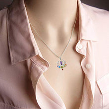 Carica l&#39;immagine nel visualizzatore di Gallery, Collana con ciondolo in argento Sterling 925, idea regalo per donne, ragazze... - Ilgrandebazar