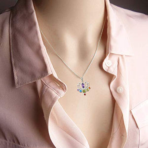 Collana con ciondolo in argento Sterling 925, idea regalo per donne, ragazze... - Ilgrandebazar