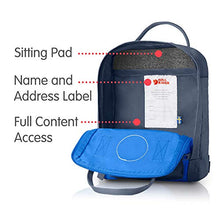 Carica l&#39;immagine nel visualizzatore di Gallery, Fjällräven Kånken Mini Zaino Unisex Grigio (Graphite/Un Blue)
