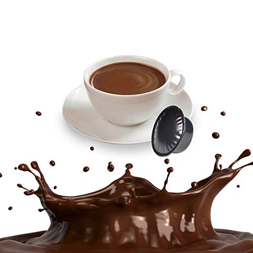 50 Capsule Cioccolata Compatibili Lavazza A Modo Mio - Bevanda Solubile in...