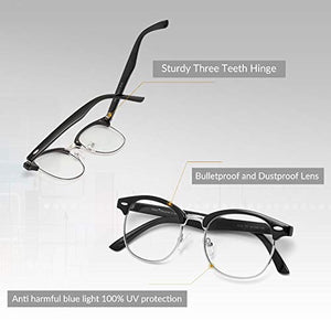 Cyxus Vetri filtro luce blu, Occhiali anti cefalea Classico Nero - Ilgrandebazar