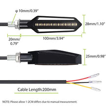 Carica l&#39;immagine nel visualizzatore di Gallery, LiNKFOR 4PZ 24 LED Indicatori di Direzione Modalità Fluente per Moto Luce... - Ilgrandebazar