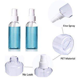 Contenitori spray vuoti da 50 ml, flaconi 50 ml * 6, Spray Vuoto 6*50ml