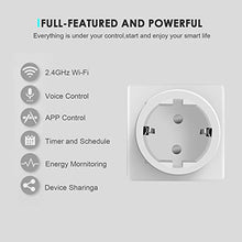 Carica l&#39;immagine nel visualizzatore di Gallery, Gelvova Presa Intelligente,Smart Wifi Plug con supporto APP Alexa/Google...