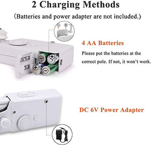 DUTISON Mini Macchina da Cucire Portatile Handheld Cordless Strumento di... - Ilgrandebazar