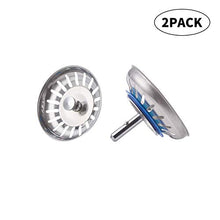 Carica l'immagine nel visualizzatore di Gallery, KES Tappo Per Lavello Spina Dei Rifiuti Cucina, SUS 304 Acciaio INOX, 2 2 Pcs - Ilgrandebazar