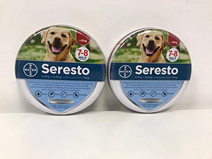 2 confezioni Collare Seresto di Bayer per cani oltre 8 Kg antipulci e zecche...