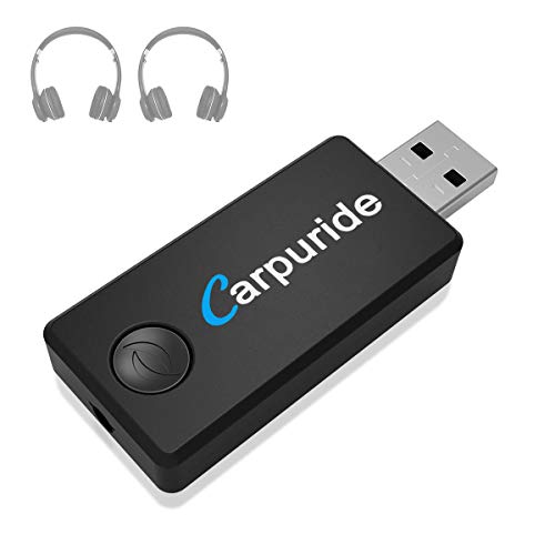 Carpuride Trasmettitore Bluetooth per cuffie TV PC bluetooth transmitter-1