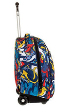Carica l&#39;immagine nel visualizzatore di Gallery, Big Trolley Appack Hashtag, 35 Lt, Rosso, Sistema 2in1 Zaino con Rosso
