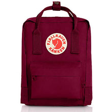 Carica l&#39;immagine nel visualizzatore di Gallery, FJÄLLRÄVEN Kånken Mini, Zaino Unisex Adulto 29 x 20 x 13 cm, Rosso (Plum)