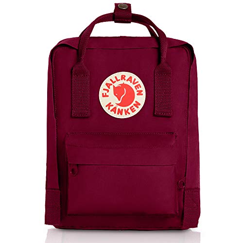 FJÄLLRÄVEN Kånken Mini, Zaino Unisex Adulto 29 x 20 x 13 cm, Rosso (Plum)