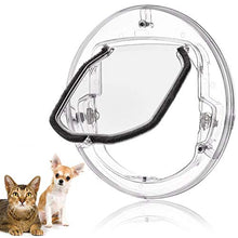 Carica l&#39;immagine nel visualizzatore di Gallery, Gattaiola Porta Basculante per Gatti e Cani,Grande vetro...