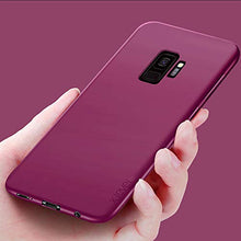 Carica l&#39;immagine nel visualizzatore di Gallery, X-level Custodia per Samsung Galaxy S9,Morbido TPU Cover Slim S9-Vino Rosso