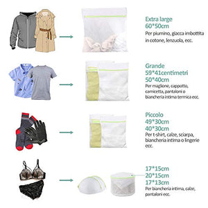 KYG Sacchetti Rete per Lavatrice Biancheria Salva Reggiseno... - Ilgrandebazar