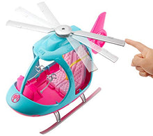Carica l&#39;immagine nel visualizzatore di Gallery, Barbie FWY29 l&#39;Elicottero per Bambole, Rosa e Azzurro con Elica che Gira,... - Ilgrandebazar