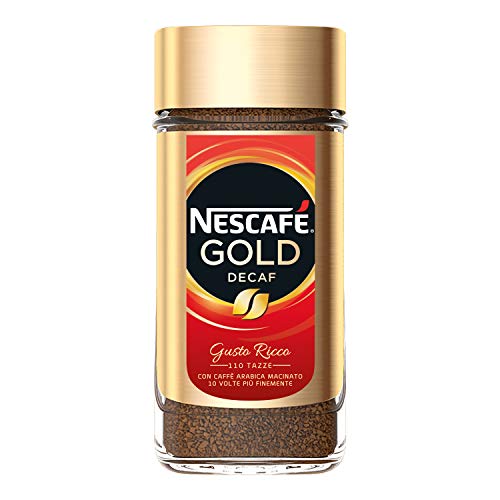 NESCAFÉ GOLD DECAF Caffè Solubile Decaffeinato Barattolo, 200 g