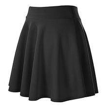 Carica l'immagine nel visualizzatore di Gallery, Urban GoCo Donna Moda Svasata Mini Gonna da Pattinatrice Versatile M, Nero - Ilgrandebazar