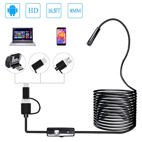 PiAEK Endoscopio Android 2.0 Megapixel HD Impermeabile Telecamera di... - Ilgrandebazar