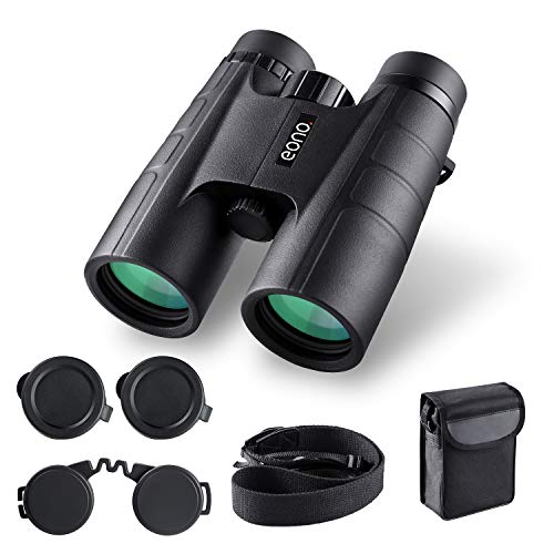 Eono by Amazon - Binocolo 10x42 BAK4 FMC per adulti, standard