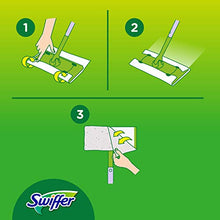 Carica l'immagine nel visualizzatore di Gallery, Swiffer Panni di Ricambio per Scopa Ottimi per Parquet, 36 Pezzi, per Catturare e Intrappolare 3 Volte Più Polvere, Sporco e Peli di una Scopa Tradizionale