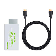 Carica l&#39;immagine nel visualizzatore di Gallery, LiNKFOR Wii Convertitore con Cavo HDMI 3ft/Convertitore a HDMI/Wii Bianco