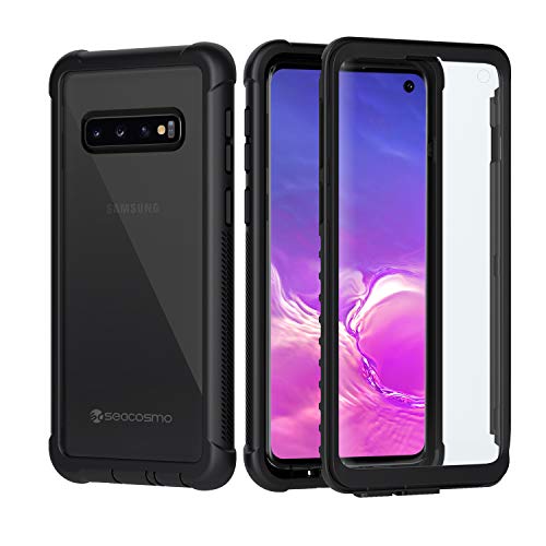 seacosmo Cover Samsung S10, 360 Gradi Rugged S10 Custodia Antiurto Nero - Ilgrandebazar