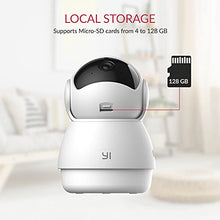 Carica l'immagine nel visualizzatore di Gallery, YI Dome Guard Telecamera da Interno 1080p, Videocamera Sorveglianza Wifi 360 gradi, Rilevamento di Movimento, Audio Bidirezionale, Visione Notturna a infrarossi, App per iOS/Android/Windows