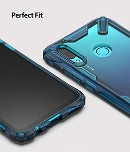 Ringke Fusion-X Custodia Compatibile con Huawei P Smart 2019, Space Blue - Ilgrandebazar