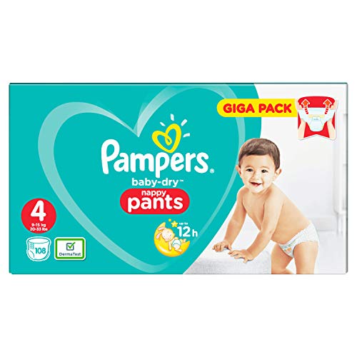 Pampers Baby-Dry 81681812 pannolino usa e getta Ragazzo/Ragazza 4 108... - Ilgrandebazar