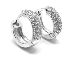 Carica l&#39;immagine nel visualizzatore di Gallery, 2 paia di orecchini con perno da uomo e donna, avvolgenti, a cerchio, con... - Ilgrandebazar