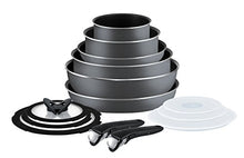 Carica l&#39;immagine nel visualizzatore di Gallery, Lagostina Ingenio Essential Batteria di Pentole, 2 x Manico 14 Pezzi - Ilgrandebazar
