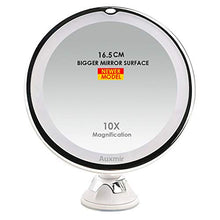 Carica l&#39;immagine nel visualizzatore di Gallery, Auxmir Specchio Ingranditore 10X da 6,5 Pollici Trucco Illuminato...