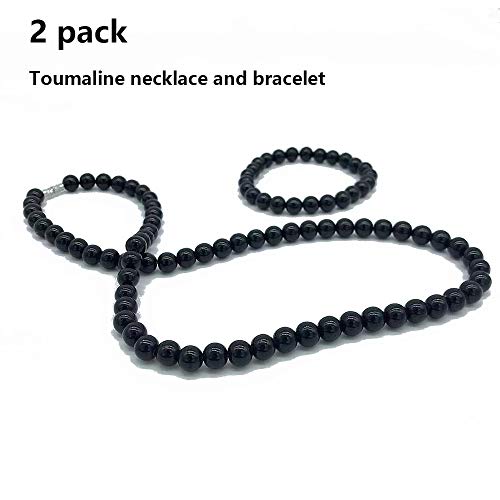 Bracciale per terapia magnetica e protezione EMF Collana con cristalli di... - Ilgrandebazar
