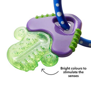 Nuby Chiavi Massaggiagengive IcyBite Con Gel PureIce 3m+ 1 Pezzo multicolore - Ilgrandebazar