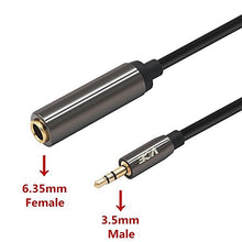 Carica l&#39;immagine nel visualizzatore di Gallery, VCE Cavo Prolunga Cuffie Adattatore Audio Jack 3.5mm Maschio a 6.35mm...