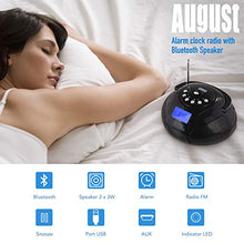 Carica l&#39;immagine nel visualizzatore di Gallery, August SE20 Altoparlante Portatile Bluetooth Radio - 2 x 3W Altoparlanti...