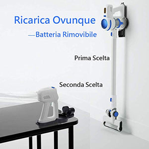 Orfeld Aspirapolvere Senza Fili, Scopa Elettrica Fili 17000 Pa 2 in 1...
