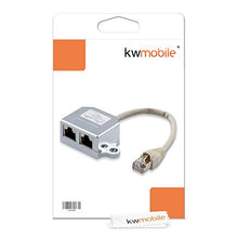 Carica l&#39;immagine nel visualizzatore di Gallery, kwmobile 2X Adattatore Splitter sdoppiatore - duplicatore Cavo Rete LAN 2x - Ilgrandebazar