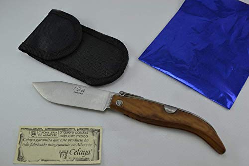 Coltello Celaya Classic Albacete Pastora di Legno d'ulivo 8 cm - Ilgrandebazar