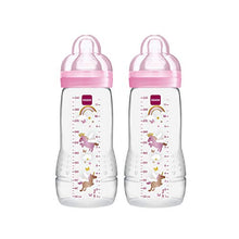 Carica l&#39;immagine nel visualizzatore di Gallery, MAM 99950501 Easy Active Biberon da 330 ml, Confezione Doppia, età 4+ mesi,...