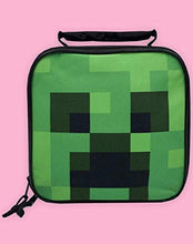 Carica l'immagine nel visualizzatore di Gallery, Borsa bambini Minecraft Creeper viso per bambini/ragazzi Lunch Box School