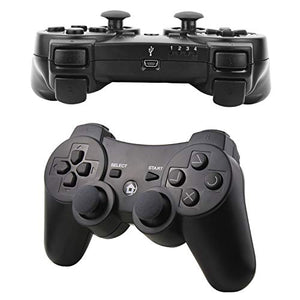 Diswoe Bluetooth senza fili Controller di gioco per PS3 Sostituzione Nero