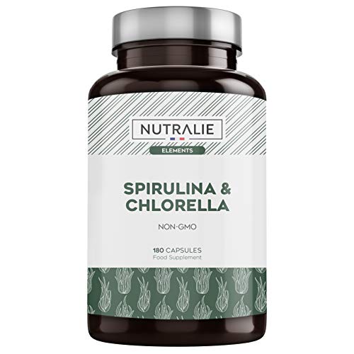 Spirulina & Clorella 1800mg | Detox, Energia, Forza & Effetto Sazietà |...