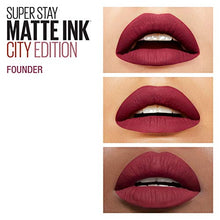 Carica l&#39;immagine nel visualizzatore di Gallery, Maybelline New York b3135100 Rossetto Superstay Matte Ink City 115 Founder - Ilgrandebazar