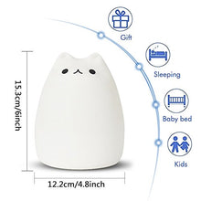 Carica l'immagine nel visualizzatore di Gallery, Luce Notturna LED , Omitium lampada per i bambini gatto di ricarica...