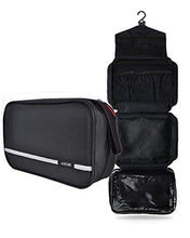 Carica l'immagine nel visualizzatore di Gallery, Beauty Case da Viaggio Uomo Donna, AIOR Borsa Porta Cosmetici Trucchi Nero - Ilgrandebazar