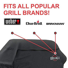 Carica l&#39;immagine nel visualizzatore di Gallery, Grillman ZEM Copertura per Barbecue Weber, Brinkmann, Char 58 inch / 147 cm