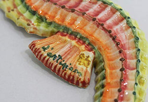 Cavalluccio marino in ceramica dipinto a mano - Ilgrandebazar