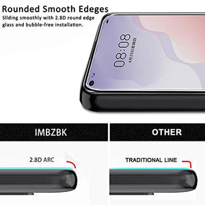 IMBZBK 【2 Pezzi】 Compatibile con Vetro temperato Huawei P40 Lite 5G, 2-pezzi