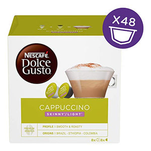 Nescafé Dolce Gusto Cappuccino Light, 3 Confezioni da 16 Capsule (48 Capsule)
